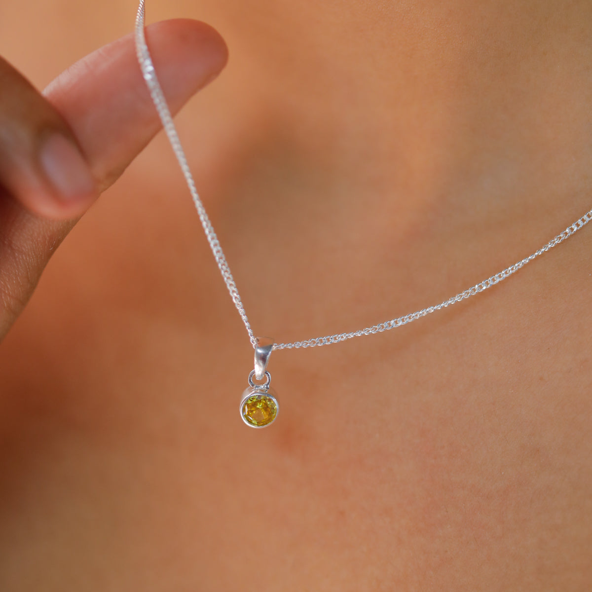 Set de pendentifs arc-en-ciel en zircon cubique et argent sterling 92,5 ̧