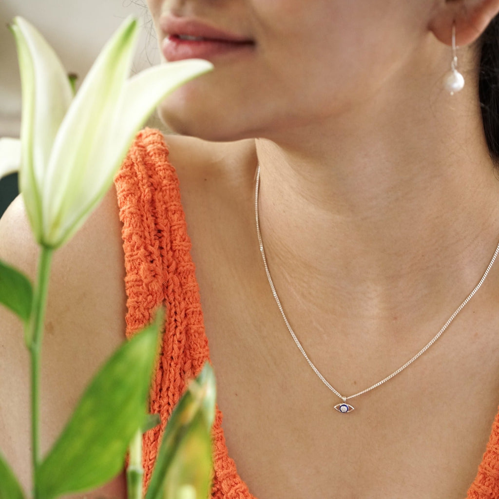 Скидка на обереговое ожерелье в виде злого глаза